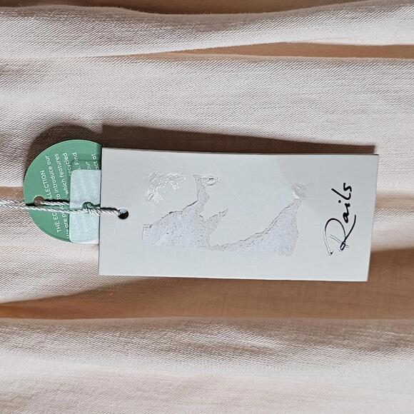 NWT Rails Women's Pink Button Down Blouse Size Small - Picture 6 of 8